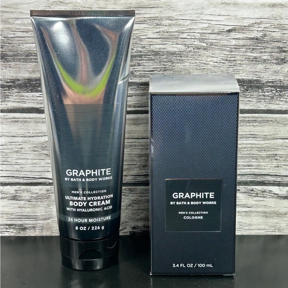 New Bath & Body Works Graphite Cologne & Lotion bundle